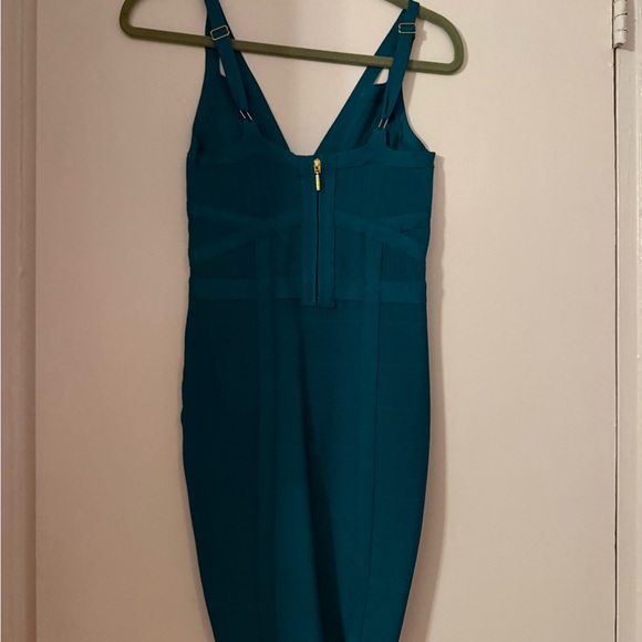 Guess Teal Bandage Bodycon Dress — Size Small - Picture 2 of 2